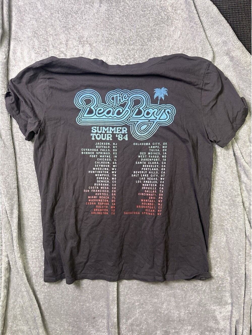 Beach Boys Summer Tour 1984 Shirt Mens L 2025 Concert Tour Graphic Tee Repro